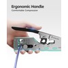 VCELINK Upgraded Stainless Pass Through RJ45 Crimp Tool with A
