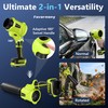 Leaf Blower Cordless, M18 Battery Compatible (No Battery), 600000RPM Blower