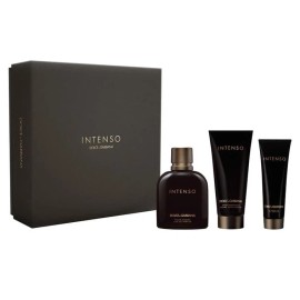 Dolce & Gabbana Intenso Men 3-piece Gift Set EDP 4.2 Oz, AfterShave Palm Shower