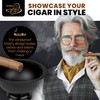Stinky Cigar Personal Size Ashtray with 1 Stirrup, Wind Resistant