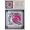 Winged Heart Static Window Cling in a Mackintosh Windyhill Rose