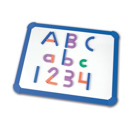 Learning Resources Magnetic Letter and Number Construction Set, Soft Foam Magnetic Shapes, Uppercase and Lowercase Letters, Teaching Aids, 262 Pieces, Grades PreK+, Ages 4+, Model Number: LER8551