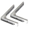 2 Pcs Shelf Bracket Wall Mount Triangle Shelf Brackets Right