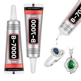 Jewelry Glue for Metal and Stone: 2PCS 10ML 0.3fl.oz Bead Adhesive for Making, Super Adhesive for Stones, Rhinestones, Metal Crafts, Diamond, Nail, Fabric Repair
