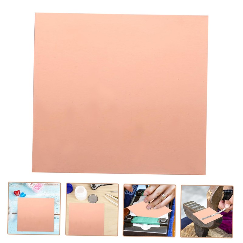 CIYODO 1 Sheet Copper Crafting Sheet for DIY Projects Thickness