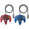 Icelily 2 Pack Classic 64 Wired Controller Joystick for N64