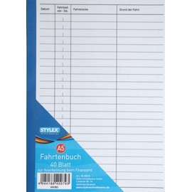 2x Fahrtenbuch/DIN A5 / 40 Blatt