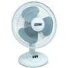 EZ-CHILL 12” 3-Speed Oscillating Table Fan with Adjustable Tilt, Convenient