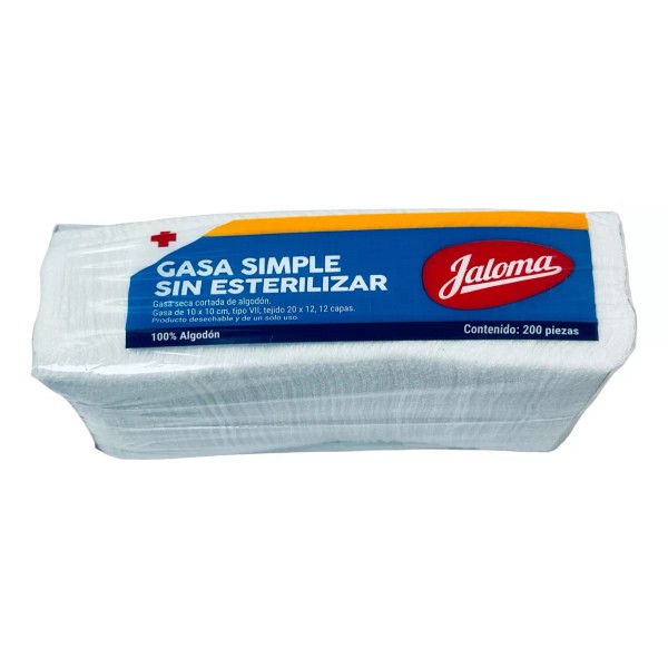 Jaloma Gasa sin esterilizar Jaloma 123180 de 10cm x 10cm