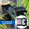 Adnee 17 Pcs Pond Waterfall Spillway Filter Media, No Spillway