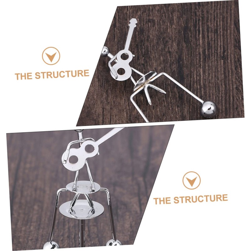 SAFIGLE 4pcs Guitar and Man Balancing Sculpture Stylish Decor for