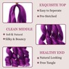 French Curl Braiding Hair Curly Hair Extension 24 Inch 8