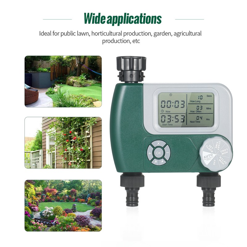 Programmable Digital Hose Faucet Timer Outdoor Battery Operated Automatic Watering