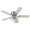 Portage Bay Ceiling Fans Renton 42" Brushed Nickel Indoor Fan