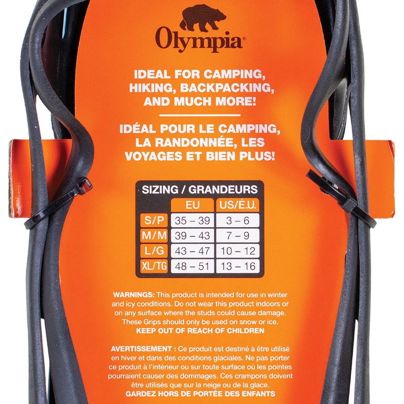 Olympia: Ice Cleats: Large - Portable Snow & Ice Shoe