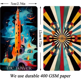 Wonderland Tarot Deck, Tarot Cards for Beginners, Fortune Telling Cards