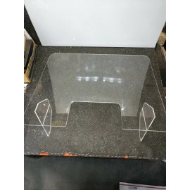 SNEEZE GAURD Qty 2-Sneeze Guard 32" W x 27"H Self-Stand Acrylic Plexiglass Protective Shield