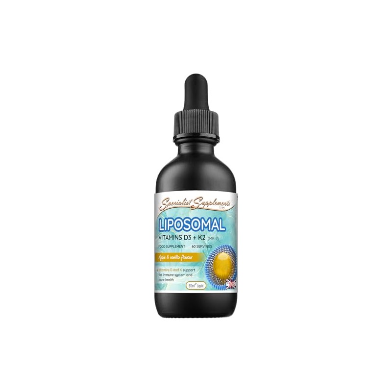 Liposomal Vitamins D3 + K2, 60ml Liquid Drops