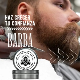 Bálsamo Potente Crecimiento Para Barba Con Bergamota Biotina                                                                                          