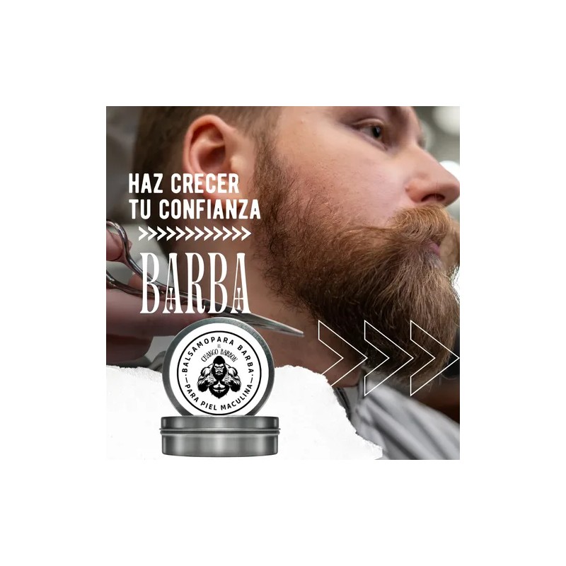 Bálsamo Potente Crecimiento Para Barba Con Bergamota Biotina