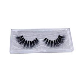 Alluring 3D Mink Lashes Reusable Strip, 100% Siberian Mink Fur False Eyelashes, Hand-made Natural Style Cruelty Free F203
