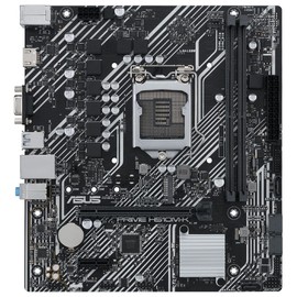 ASUS Micro-ATX Motherboard (Intel H510 LGA 1200 with PCIe 4.0, 32Gbps M.2 Slot, Intel 1GB Ethernet, HDMI, D-Sub, USB 3.2 Gen 1 Type-A, SATA 6Gbps, COM Port and RGB Connector), Black