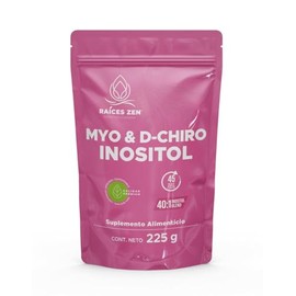 Inositol 40:1 | 45 días | Myo y D-Chiro Inositol con Colágeno Hidrolizado Raíces Zen | Apoyo integral para la mujer | (225 Gramos - 45 porciones)