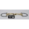 S-Products EQUESTRIAN D-RING CURVED MOUTHPIECE DOUBLE JOINTED LOZENGE HORSE SNAFFLE