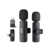 KUKIHO Wireless Lavalier Microphone for Phone Pad, Cordless Omnidirectional Clip