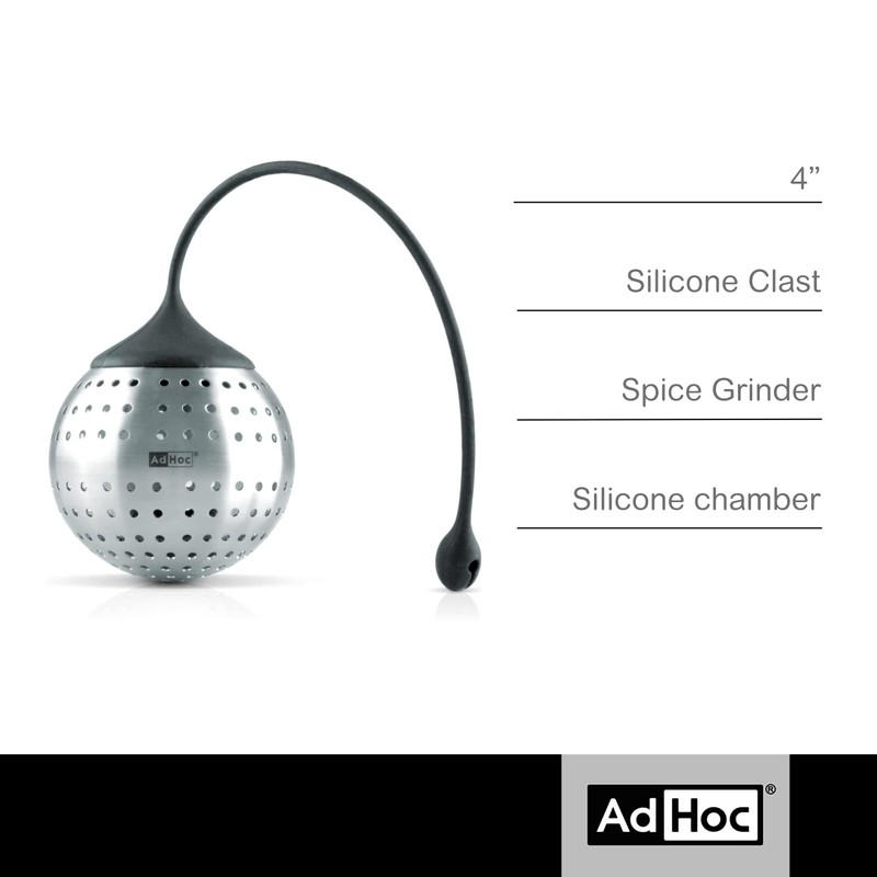 AdHoc Spice Bomb Spice Infuser - Kitchen Accessory for Large-Leaved