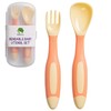 Mars Baby Silicone Baby Spoons Set for Self-Feeding - Bendable