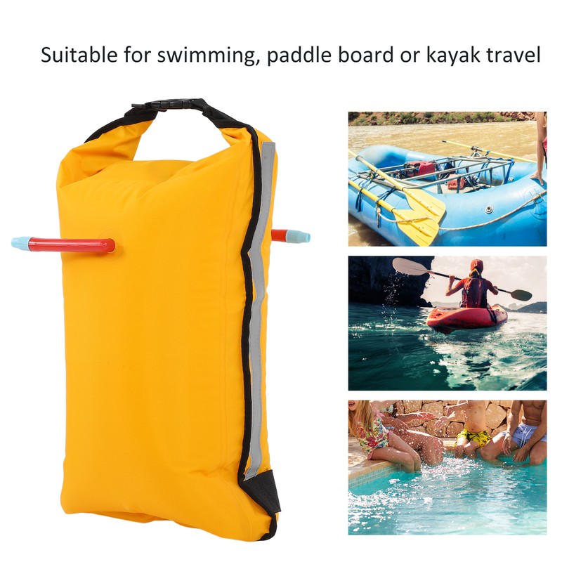 Paddle Float Safety Bag Lightweight Portable Canoe Inflatable Boat Bag