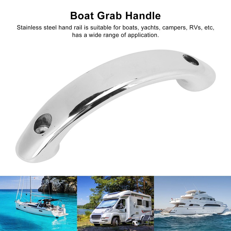 168mm Boat Grab Handle Heavy Duty Marine Hand Rail Stainless