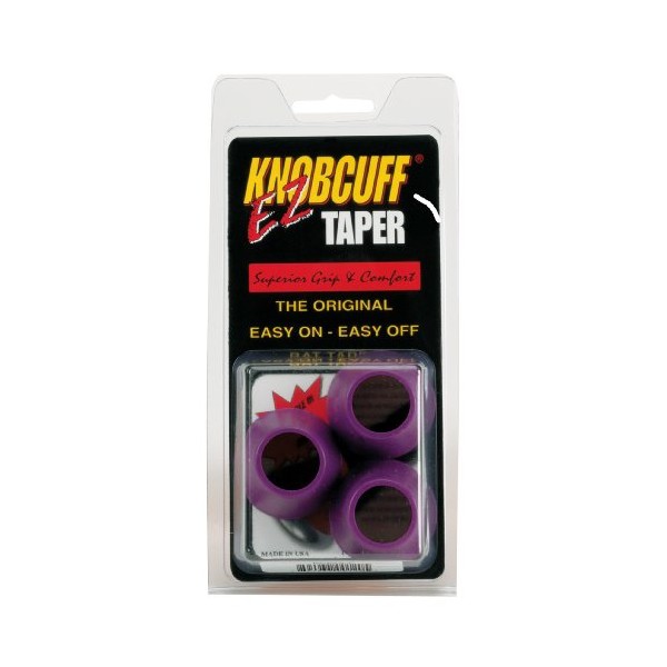 Markwort Knob Cuff Taper Grip-Pack of 3 (Purple)