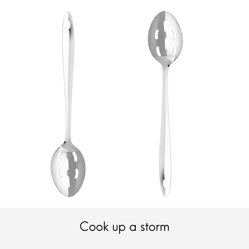 Viners Everyday Slotted Spoon | Stainless Steel Spoon Utensil for