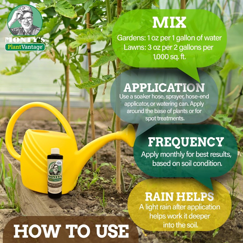 Monty’s Premium Liquid Soil Conditioner – Liquid Aeration Soil Conditioner