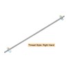sourcing map 20pcs 8/32 Inch M4 Threaded Rods with 40pcs