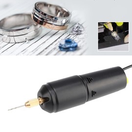 0.7-1.3mm Adjustable Micro Electric Handheld Portable Hand Drill, Portable Small Mini Electric Drill, Hand Micro USB Drill with 3-Piece Bits DC 5V for Resin, Wood, Polymer Clay Jewellery