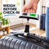 2-Pack Portable Digital Luggage Scales with LCD Display, 110 lb/50
