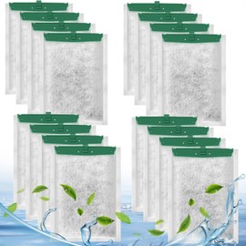 Josramt Medium Filter Cartridge Replacement for Tetra Whisper Bio-Bag Filters Cartridges, 16 PCS Fish Tank Filters Compatible with Tetra Whisper Filters 10i / IQ10 / PF10 and TetraFauna ReptoFilter