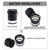 Jewelers Loupe 10X Magnification Magnifier with 8 LED Lights and