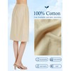BEAUTELICATE Womens Half Slip 100% Cotton Vintage Underskirt