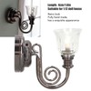 1:12 Dollhouse Wall Lamp LED Warm Lighting Vintage Look Metal