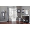 Moen Glacier White Bathroom Safety 18-Inch Shower Grab Bar with