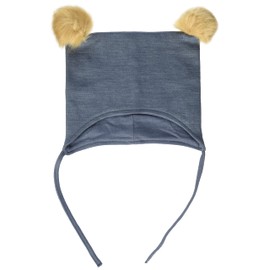 NAME IT Baby Boys Nbmwuppo Co/Willit Wool Set Xxii Hat, Turbulence/detail: set hat + middle