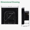 Wengart WiFi Thermostat WG380, AC230 V Colour TFT LCD Display,