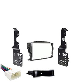 Harmony Audio Radio Install Bundle Fits Acura TL 2004-2006 with Metra 99-7815B Single DIN Dash Kit