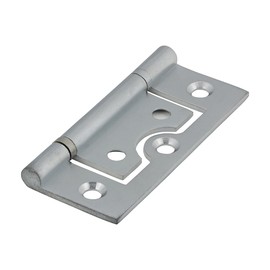 Timco - Plain Bearing Flush Hinges - Solid Brass - Satin Chrome (Size 60 x 41-2 Pieces)