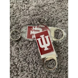 Unbranded Indiana University Acrylic Bottle Opener Keychain.   Buy One Get One FREE.
