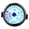 Universal Boost Pointer Gauge Vacuum Pressure Meter 0‑30PSI 12V Blue